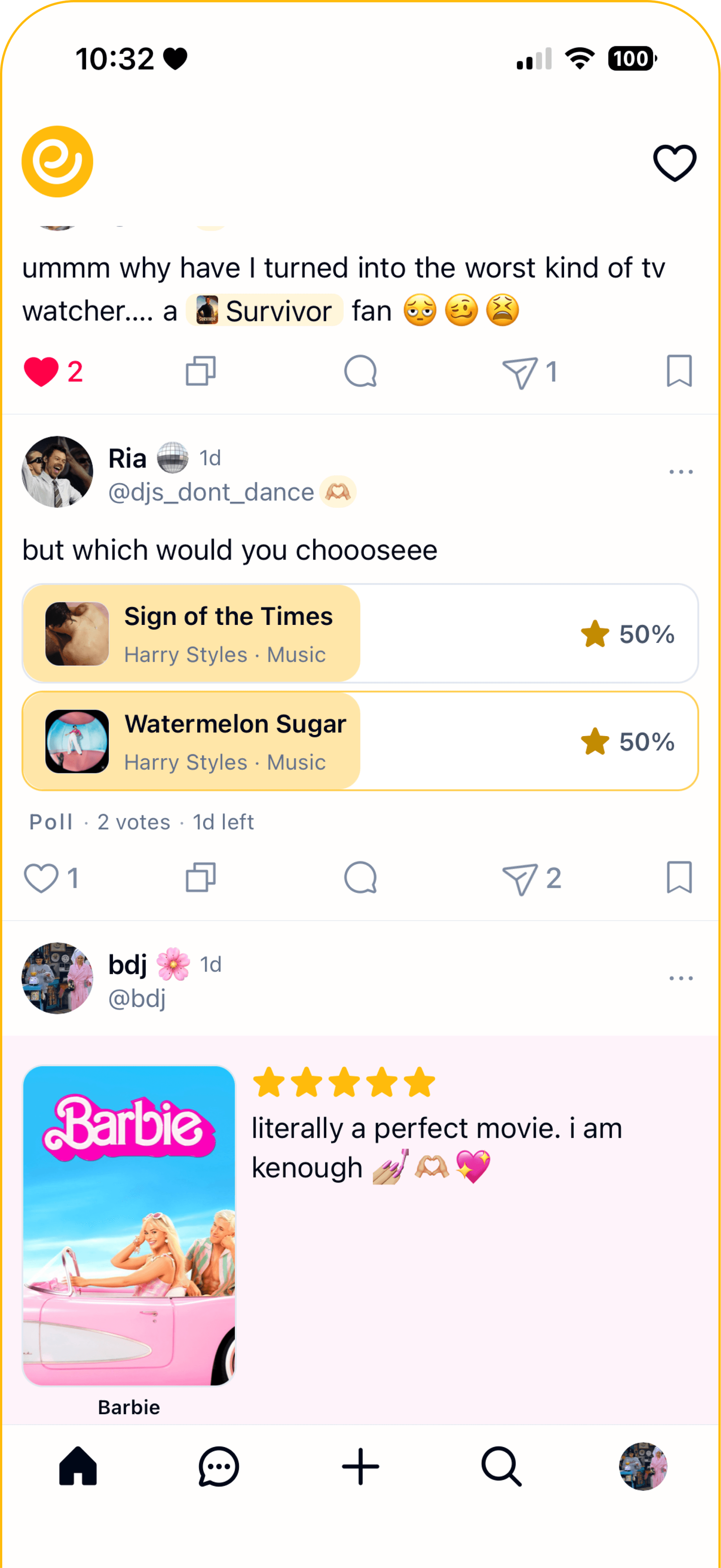 Review, rank, and react to your favorite media